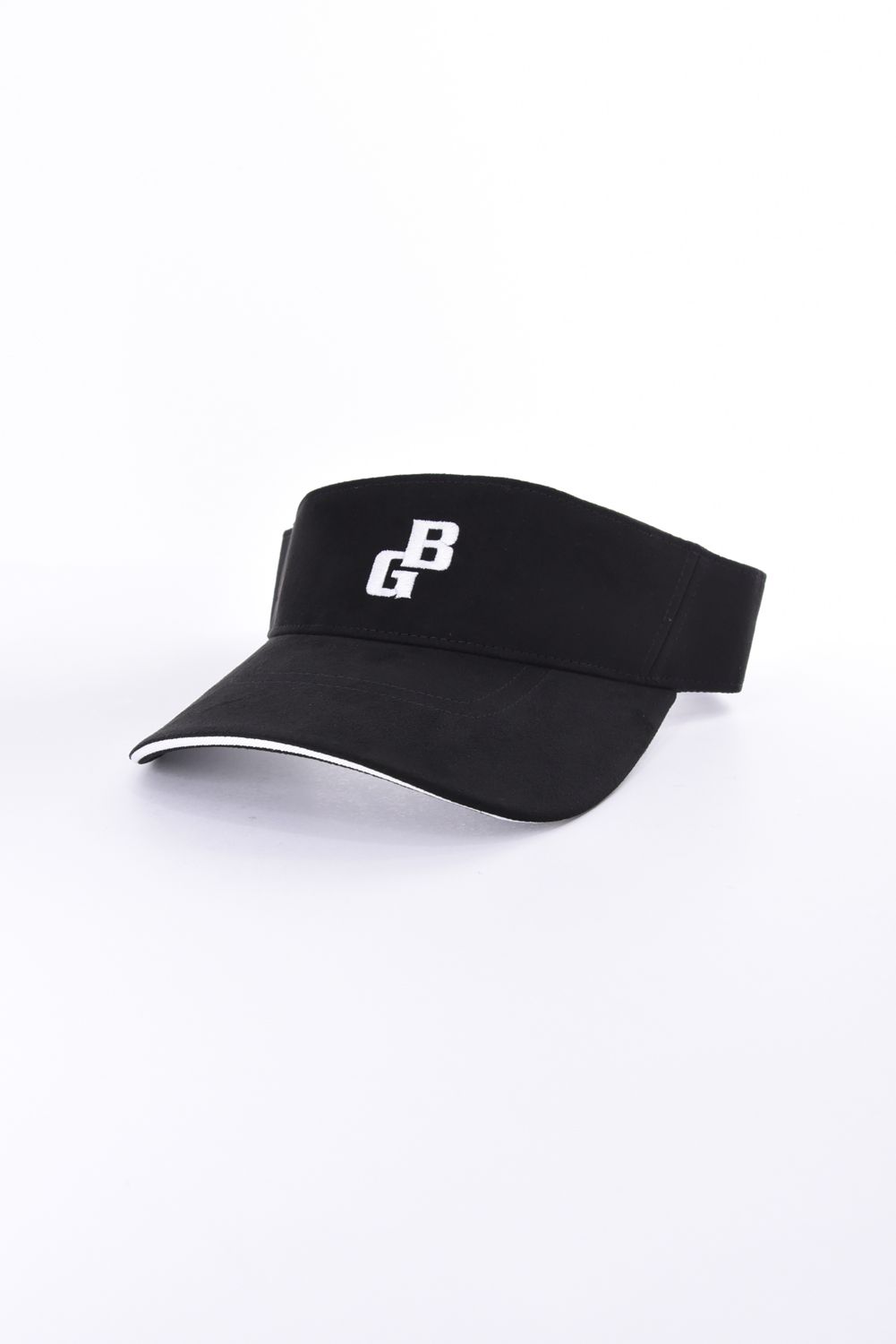 【26AW】 MEN’S SUEDE SMALL BG LOGO VISOR / スウェード素材 スモールBGロゴ サンバイザー (ブラック)