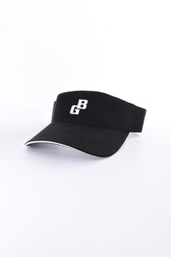 【26AW】 MEN’S SUEDE SMALL BG LOGO VISOR / スウェード素材 スモールBGロゴ サンバイザー (ブラック)