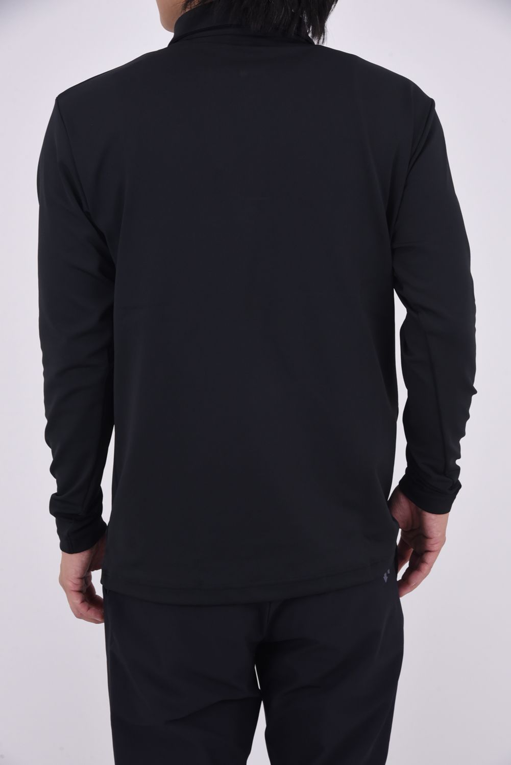 【25AW】 防風裏起毛長袖シャツ (ブラック)
