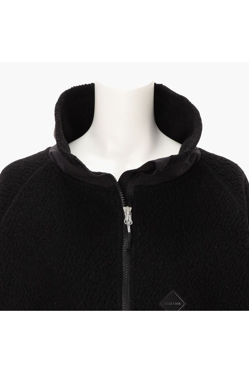 【25AW】【レディース】 WOMEN’S WOOL BOA HALFZIP TOP / ウールボアフリース ハイネック ハーフジップフーディー (ブラック)
