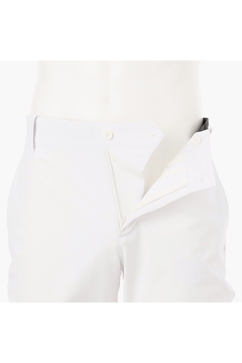 【25SS】 MEN’S LOGO ELASTIC SUMMER PANTS / ロゴ ゴムベルト パンツ (ホワイト)
