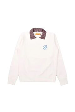 【26AW】【レディース】 DETACHABLE COLLAR SWEAT / デタッチャブルカラースウェット (ホワイト)*