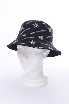 REVERSIBLE HAT / リバーシブル バケットハット (ブラック)