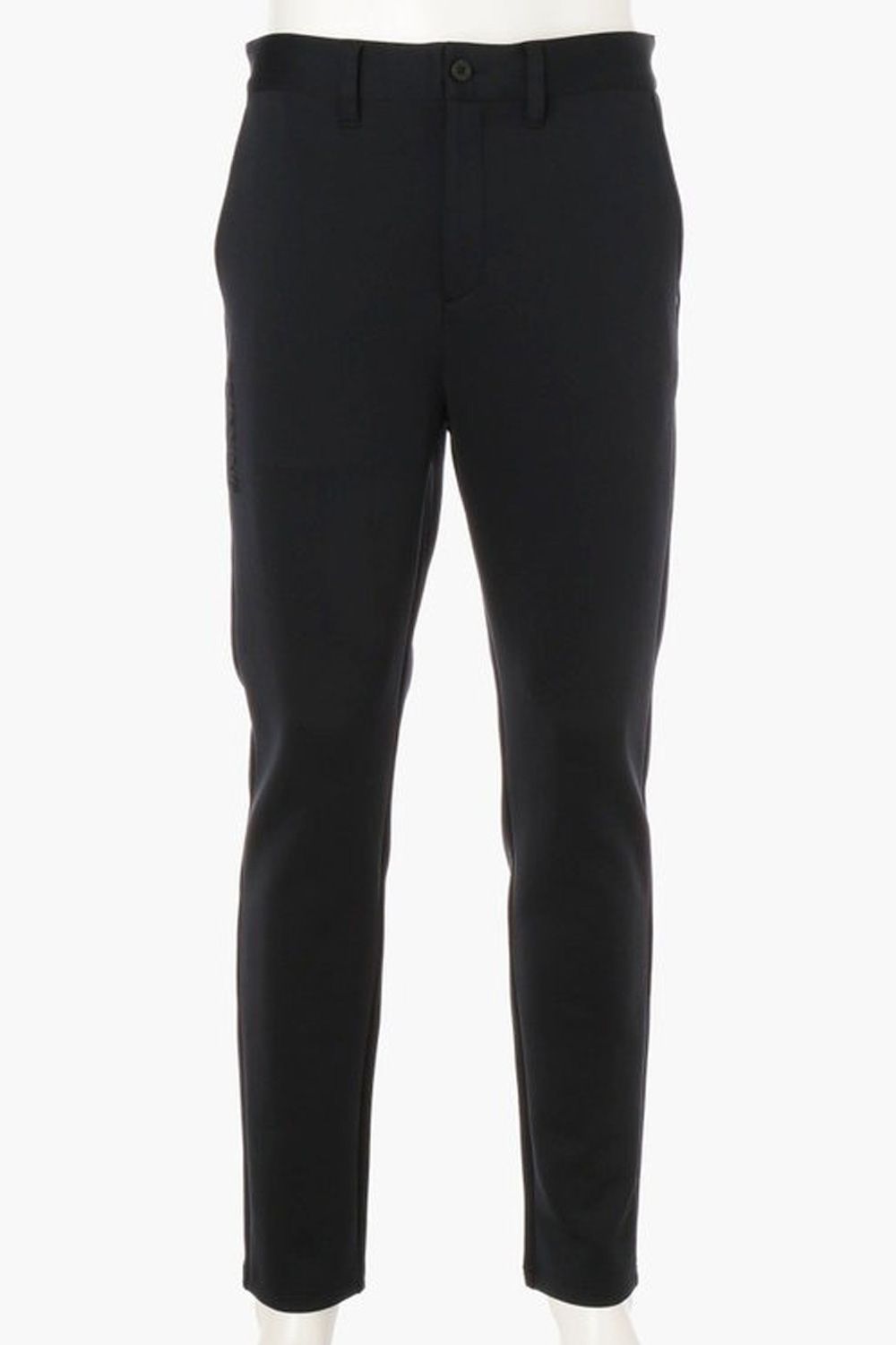 【25AW】 MEN'S 3D LOGO SLIM PANTS / 3Dロゴ ストレッチジャージ スリムロングパンツ (ブラック)
