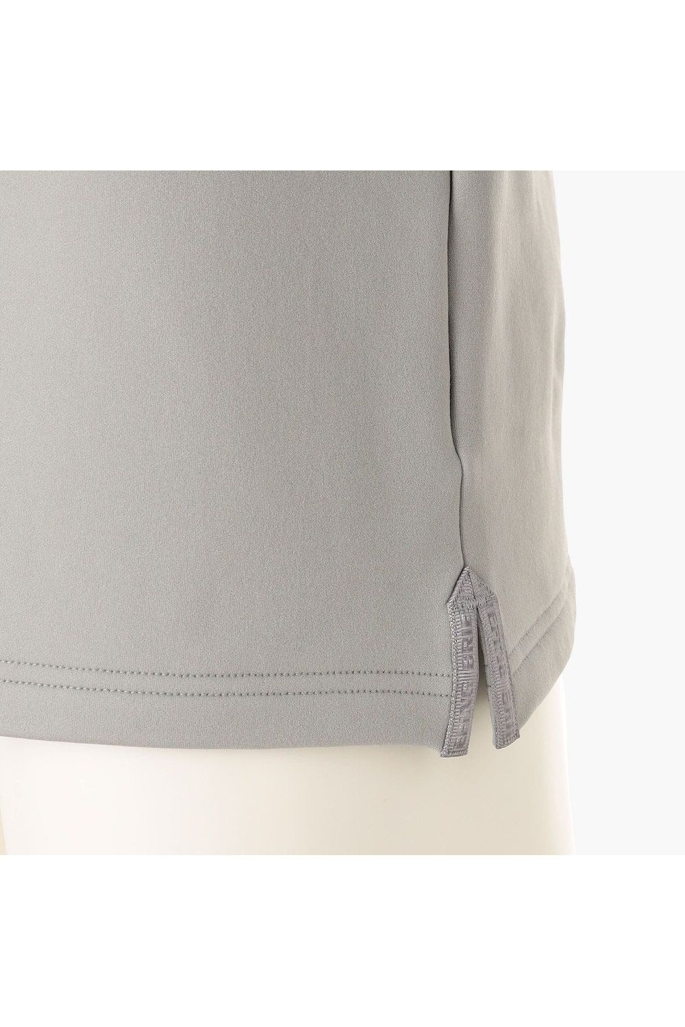 【26AW】 MEN’S WARM LS HIGHNECK / 秋冬仕様 起毛素材 ベーシック 長袖モックネックTシャツ (グレー)