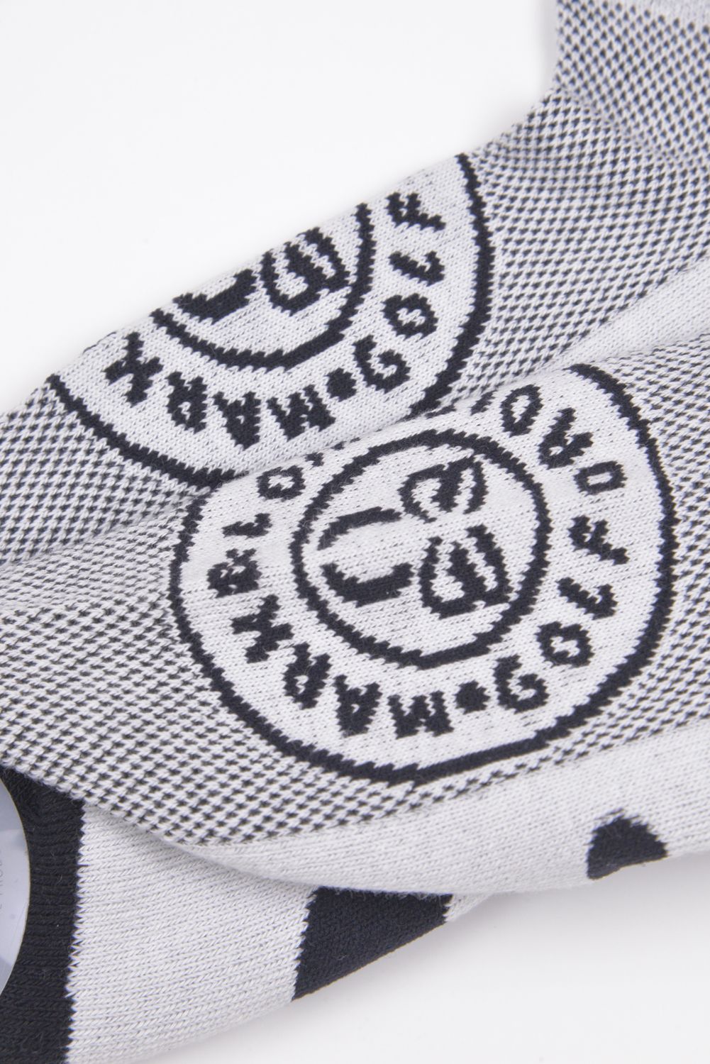 【26AW】 CIRCLE ICON SNEAKER SOCKS / ジャパンメイド サークルスカルジャカード スニーカー丈 ローソックス (ホワイト)