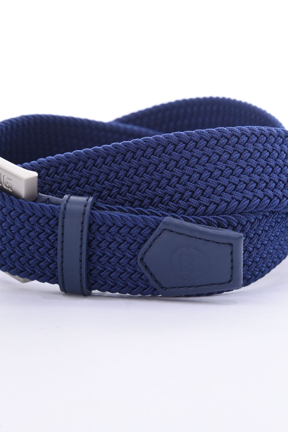 BRIEFING - SQUARE BUCKLE MESH BELT / メッシュ ベルト (ネイビー) | GOSSIP GOLF