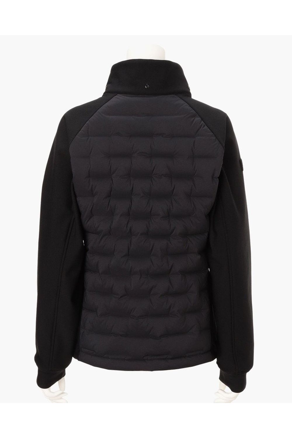 【25AW】【レディース】 WOMEN’S HYBRID DOWN PARKA / ストレッチタフタ ダイヤモンドロゴ ハイブリッドダウンジップパーカー (ブラック)