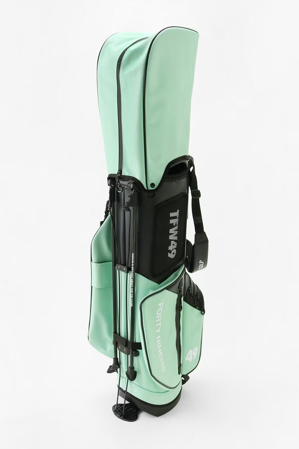 【銀行振込・代金引換不可】【返品・交換不可】 NYLON CADDY BAG / ナイロン キャディバッグ (ミント/ブラック)