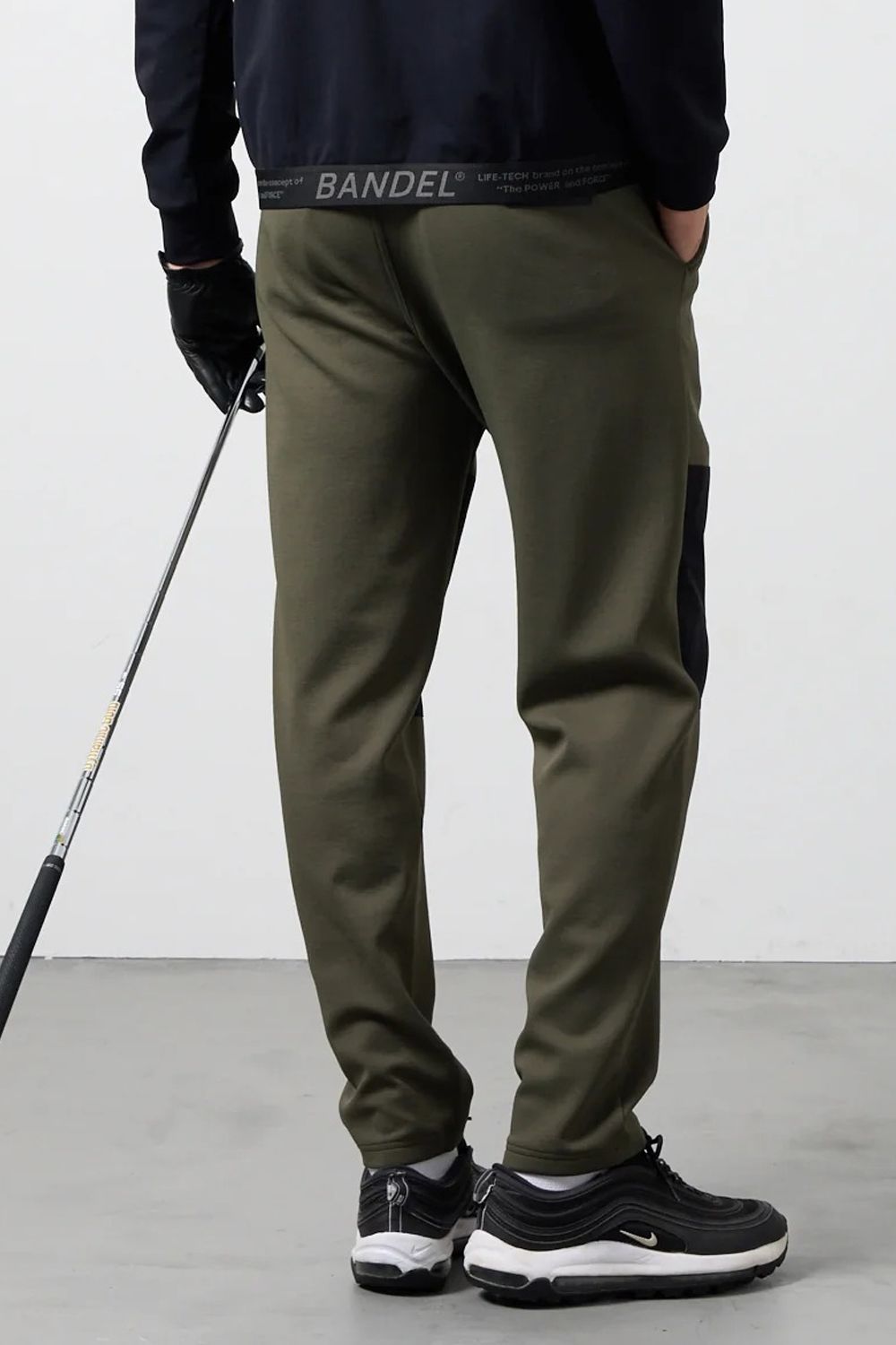 【26AW】 FLEECE COMBINATION TAPERED PANTS / フリースコンビネーション テーパードパンツ (カーキ)