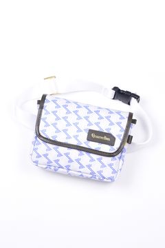 Aix （アイクス）  / ブランド オリジナルテキスタイル ウエストポーチ (アクア)