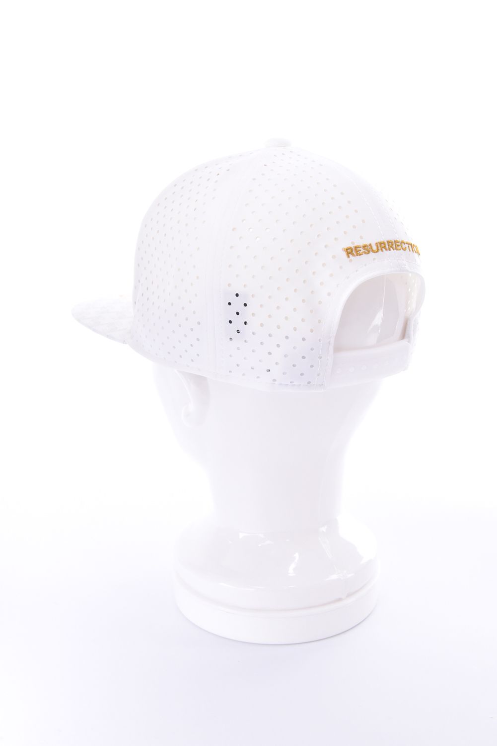 【26SS】 GM BRIM PUNCHING MESH CAP FLAT / パンチングメッシュ フラットキャップ (ホワイト)