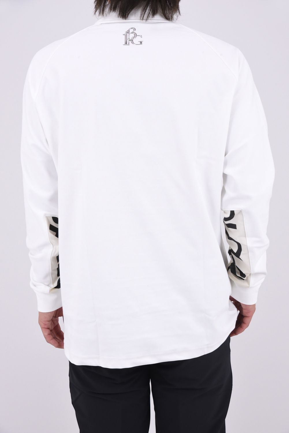【26AW】 Sleeve LogoLong Sleeve Polo / スリーブロゴ 長袖ポロシャツ (ホワイト)