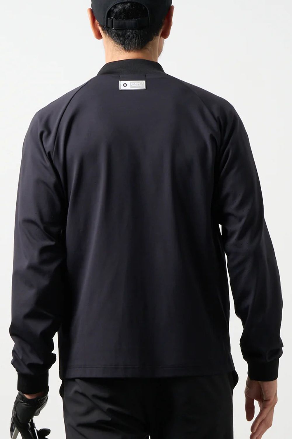 【26SS】 BASEBALL COLLAR BLOUSON / 微起毛素材 ベースボールカラー ジップアップブルゾン (ブラック)