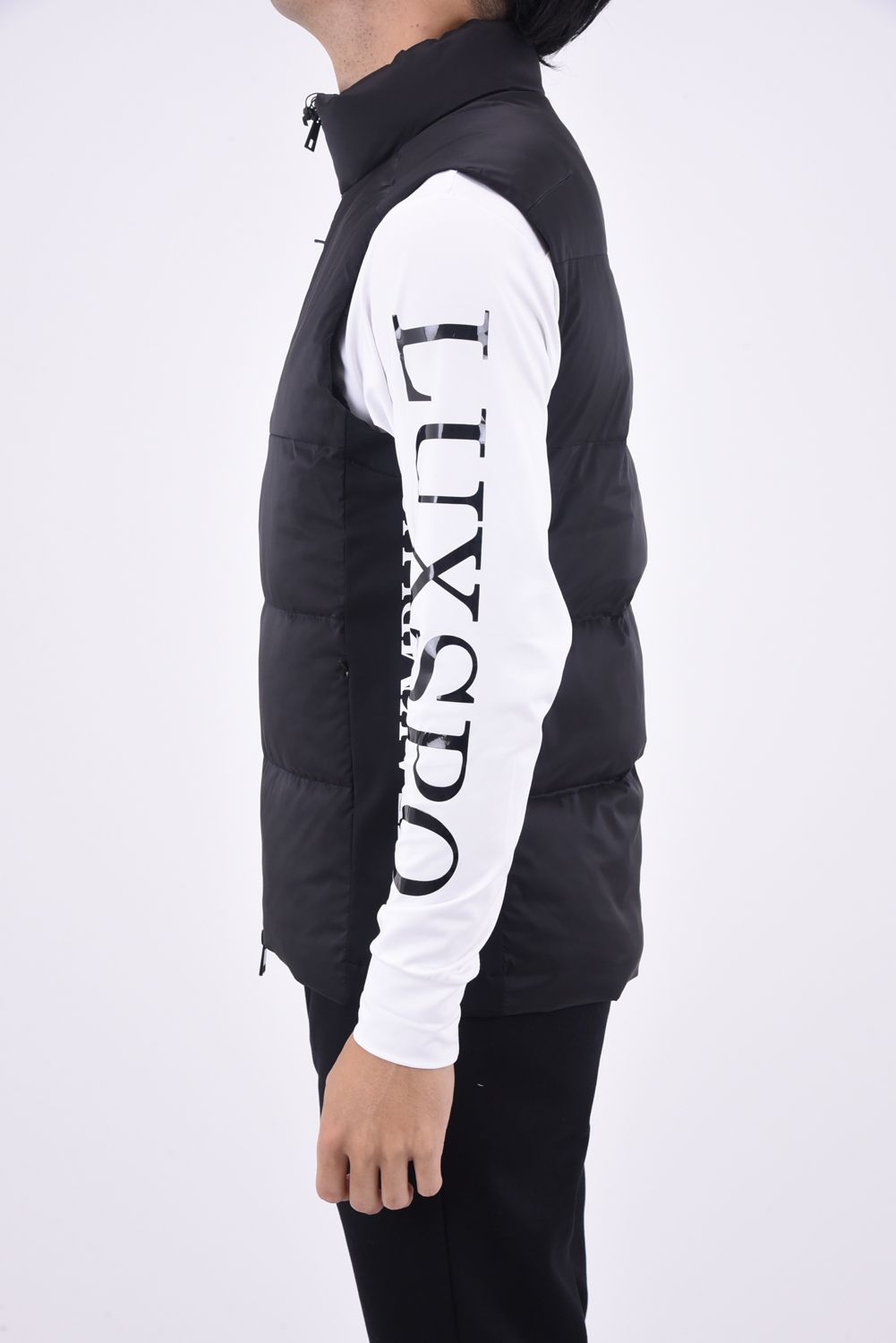 FIT VEST / サイドロゴ フィット ベスト (ブラック)