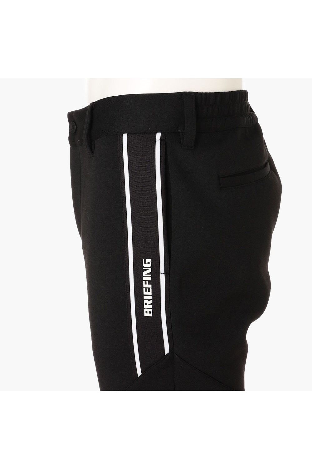 【26AW】 MEN’S WARM LINE JOGGER PANTS / ダンボールニット サイドライン ジョガーパンツ (ブラック)
