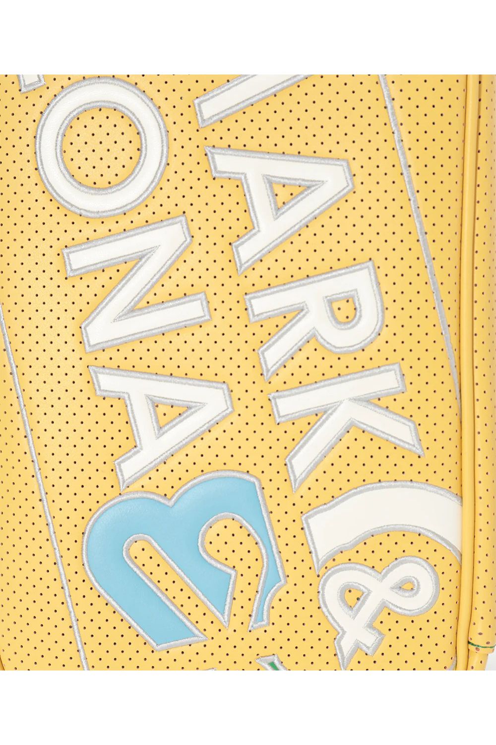 【26SS】 ML DUAL-TONE SHOE BAG / バイカラー ロゴパッチワーク シューズバッグ (イエロー)