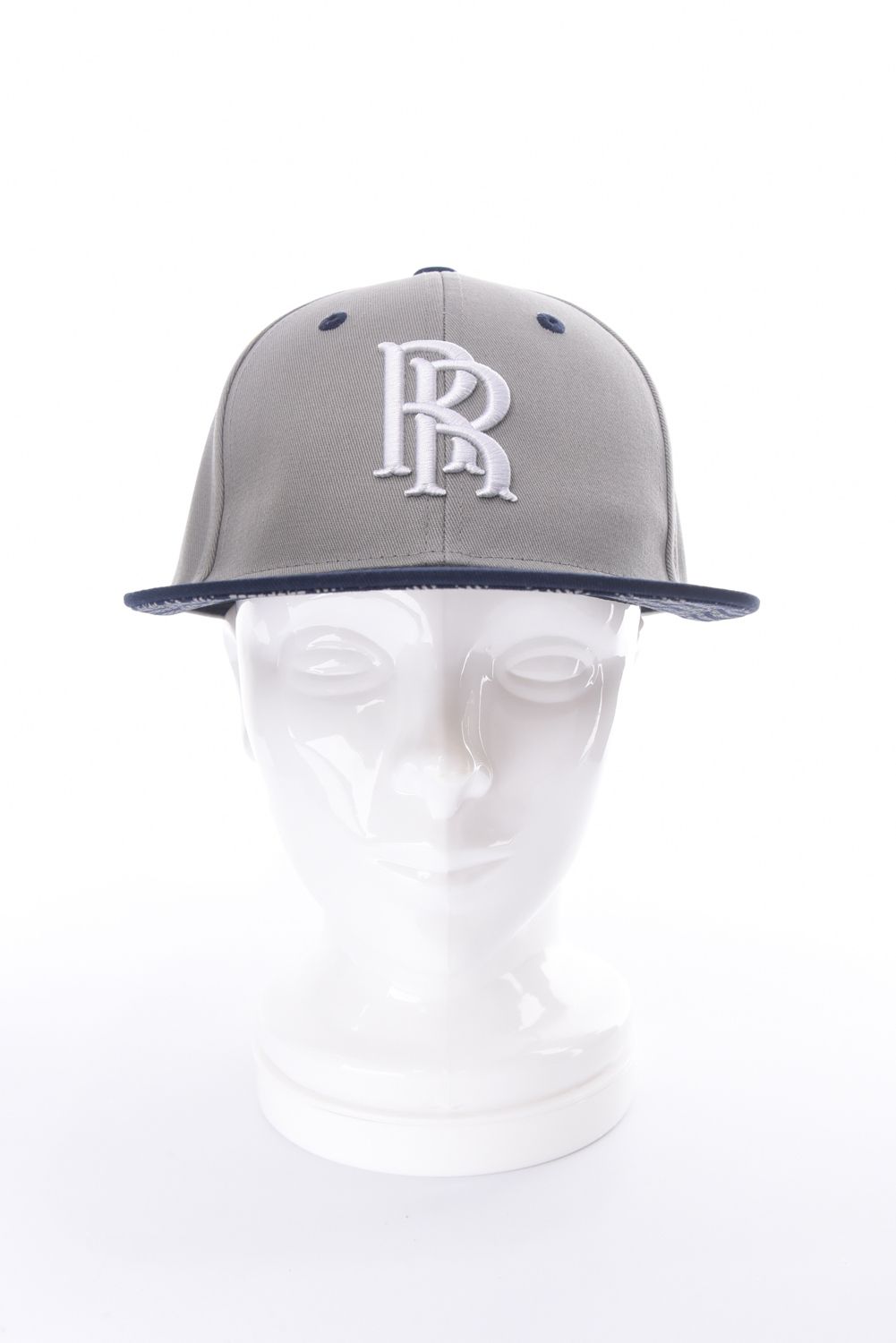 【26SS】  BICOLOR CAP FLAT / バイカラー キャップ フラット (グレー/ネイビー)