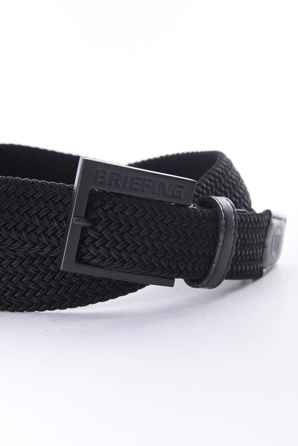 【26SS】 MS SQUARE BUCKLE MESH BELT / スクエアバックル メッシュベルト (ブラック)