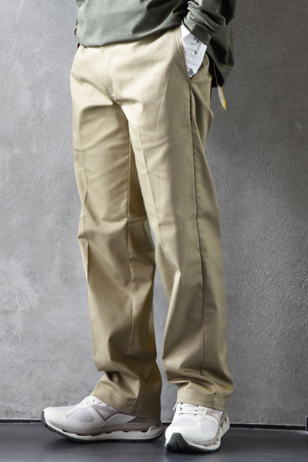 【26AW】 Dickies x DEVEREUX WORK PANTS / ディッキーズコラボ ストレッチロングパンツ (サンド)