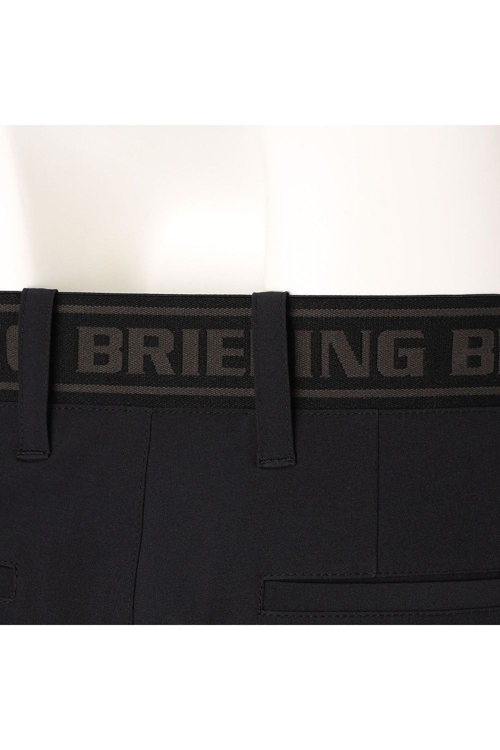 【26SS】 MEN'S COOLCORE LOGO ELASTIC PANTS / クールコア ウエストゴムベルト ロングパンツ (ブラック)