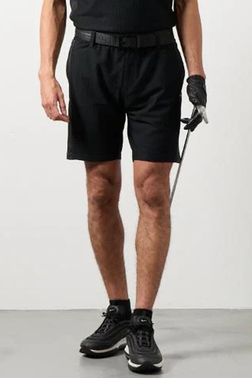 【26SS】 DRY WAFFLE SWITCH HALF PANTS / ドライワッフル サイド切り替え ショートパンツ (ブラック)