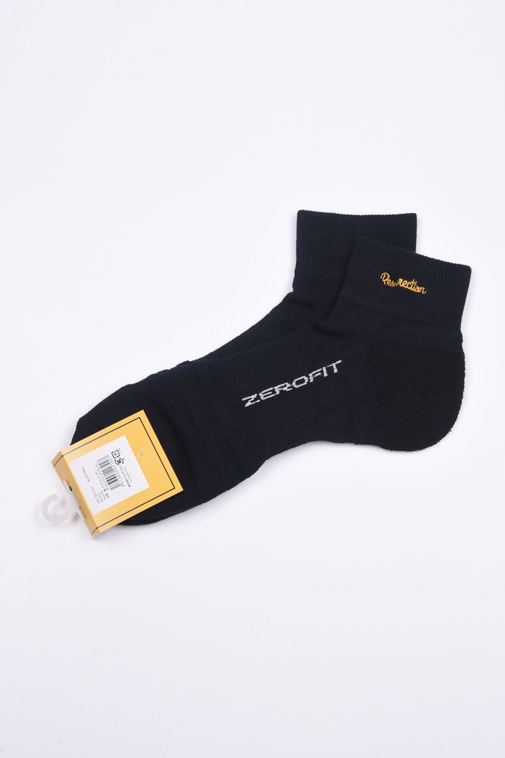 【ZEROFITコラボ】 BASIC LOGO SHORT SOCKS / ベーシックロゴ ショートソックス （ブラック）