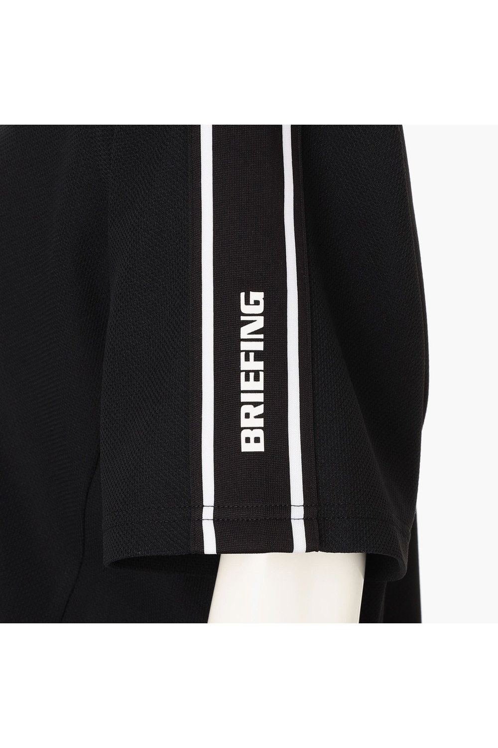 【26SS】【レディース】 WOMEN’S LINE POLO / カノコ生地 ラインロゴテープ リラックスフィット ポロシャツ (ブラック)