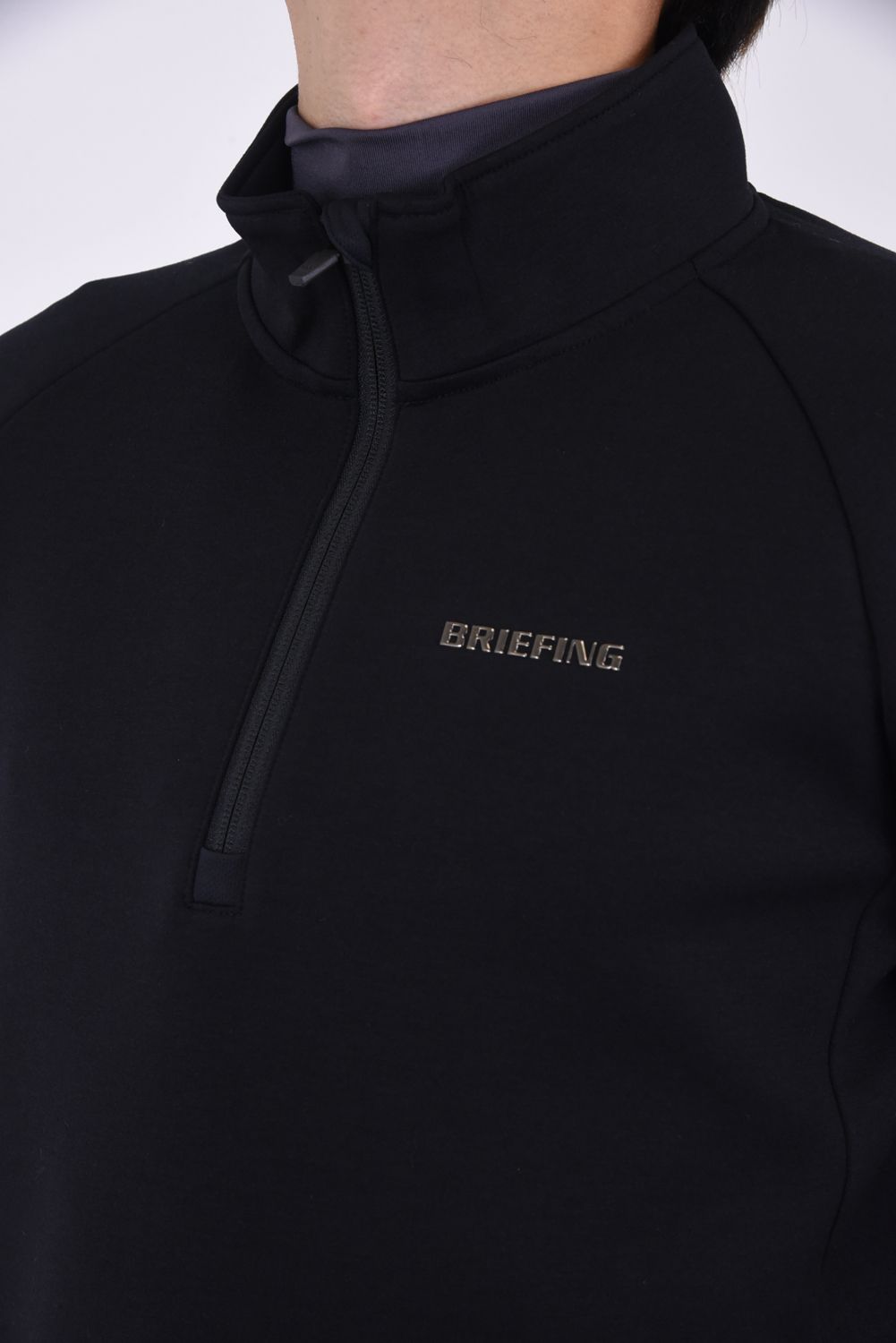 BRIEFING - 【秋冬仕様】 MENS WARM 3D LOGO HALF ZIP / 3Dロゴ