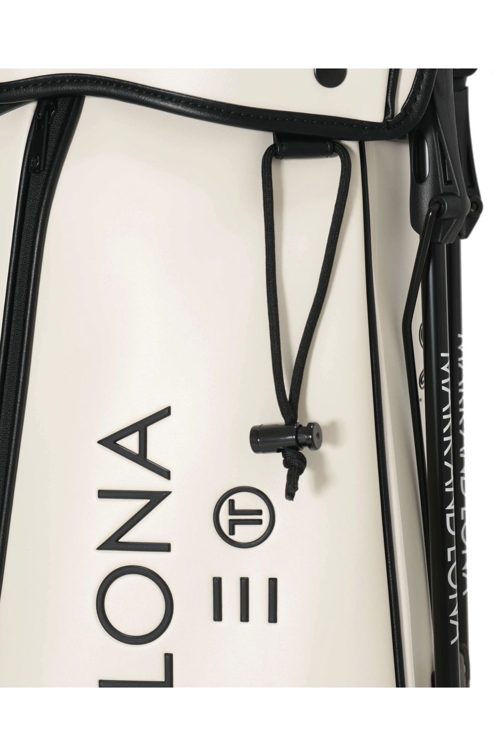 【26SS】【T-LINE】【銀行振込・代金引換不可】【返品・交換不可】 VELOCITY ROLL HYBRID STAND BAG / モノトーン シンセティックレザー スタンドタイプ キャスター付きキャディバッグ (ホワイト)