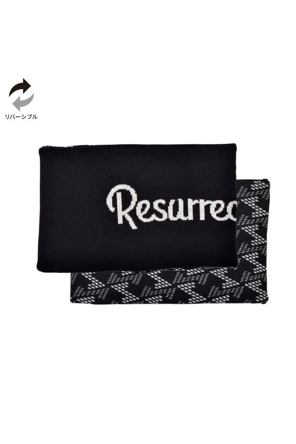 【プレゼント好適品】 REVERSIBLE NECK WARMER / リバーシブル ネックウォーマー (ブラック)