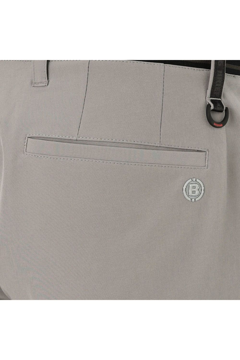【26SS】 MEN’S COOLCORE LOGO ELASTIC SHORT PANTS / クールコア ウエストゴムベルト ショートパンツ (グレー)