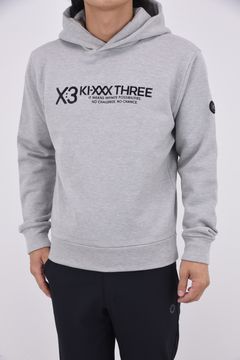 【25AW】 ACTIVE LOGO HOODIE / アクティブ ロゴ フーディー (杢グレー)