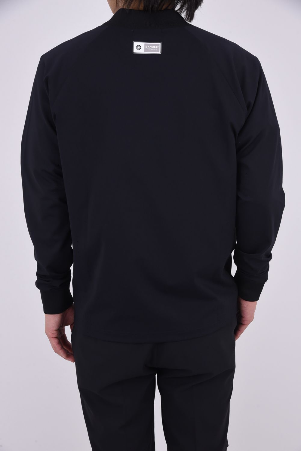【26SS】 BASEBALL COLLAR BLOUSON / 微起毛素材 ベースボールカラー ジップアップブルゾン (ブラック)