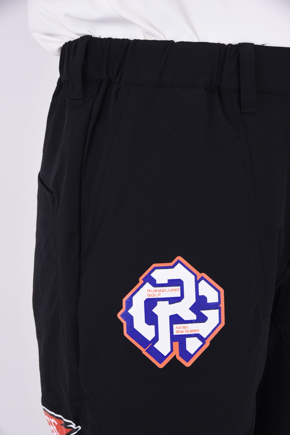 MALTI LOGO P.O LONG PANTS / マルチロゴポケット ロングパンツ (ブラック)