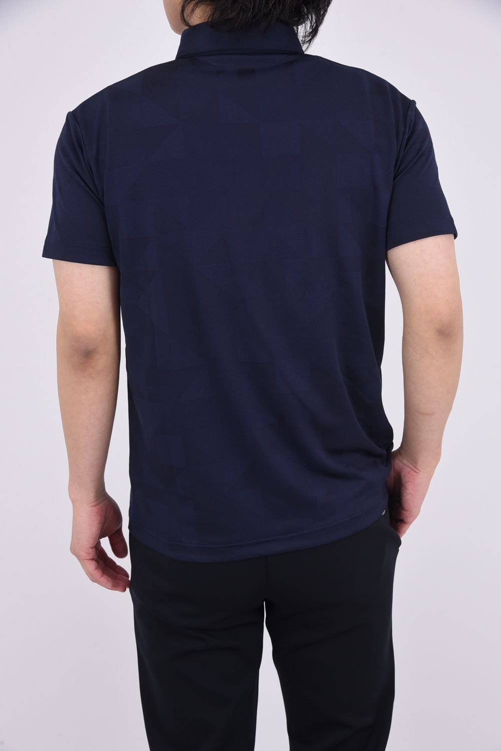 DESCENTE GOLF - 【25SS】 オリガミジャカード半袖シャツ