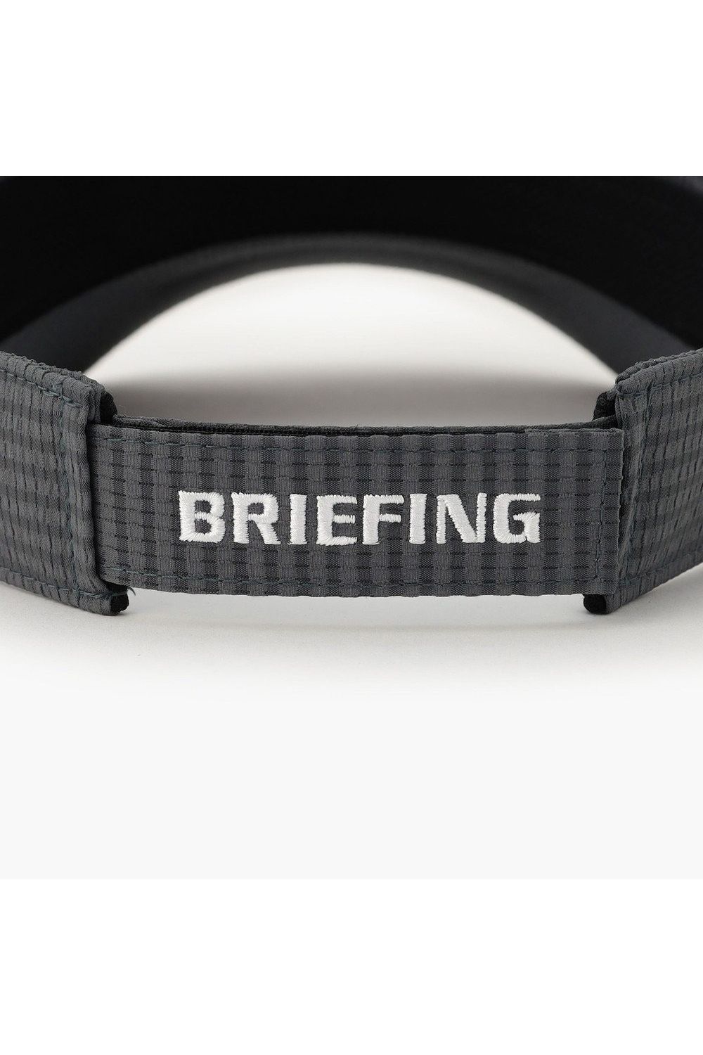 【26SS】 MEN’S SEERSUCKER VISOR / シアサッカー ダイヤモンドロゴ サンバイザー (チャコール)