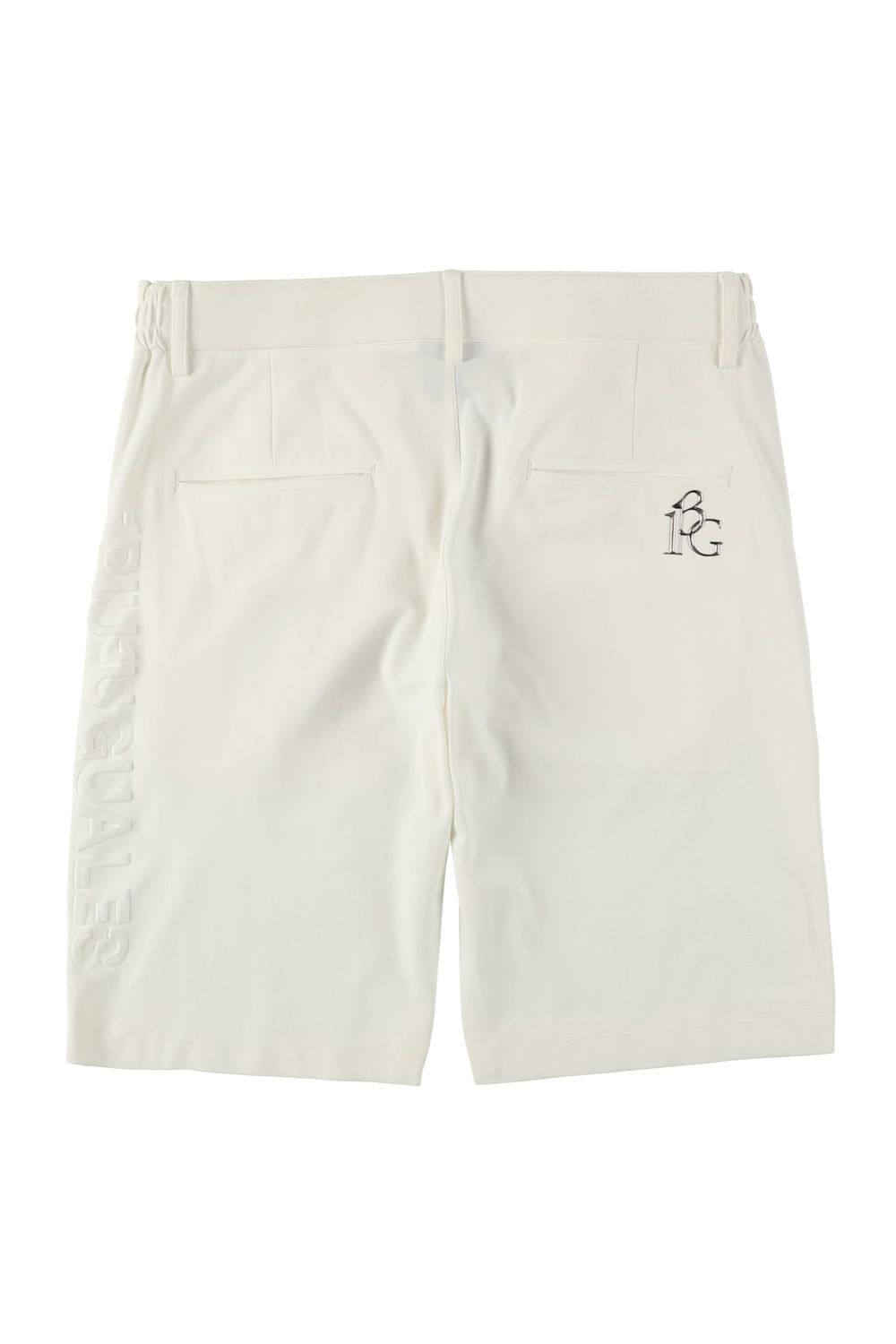 【25SS】 113 GOLF EMBOSS SHORTS / ブランドロゴエンボス ショートパンツ (ホワイト)