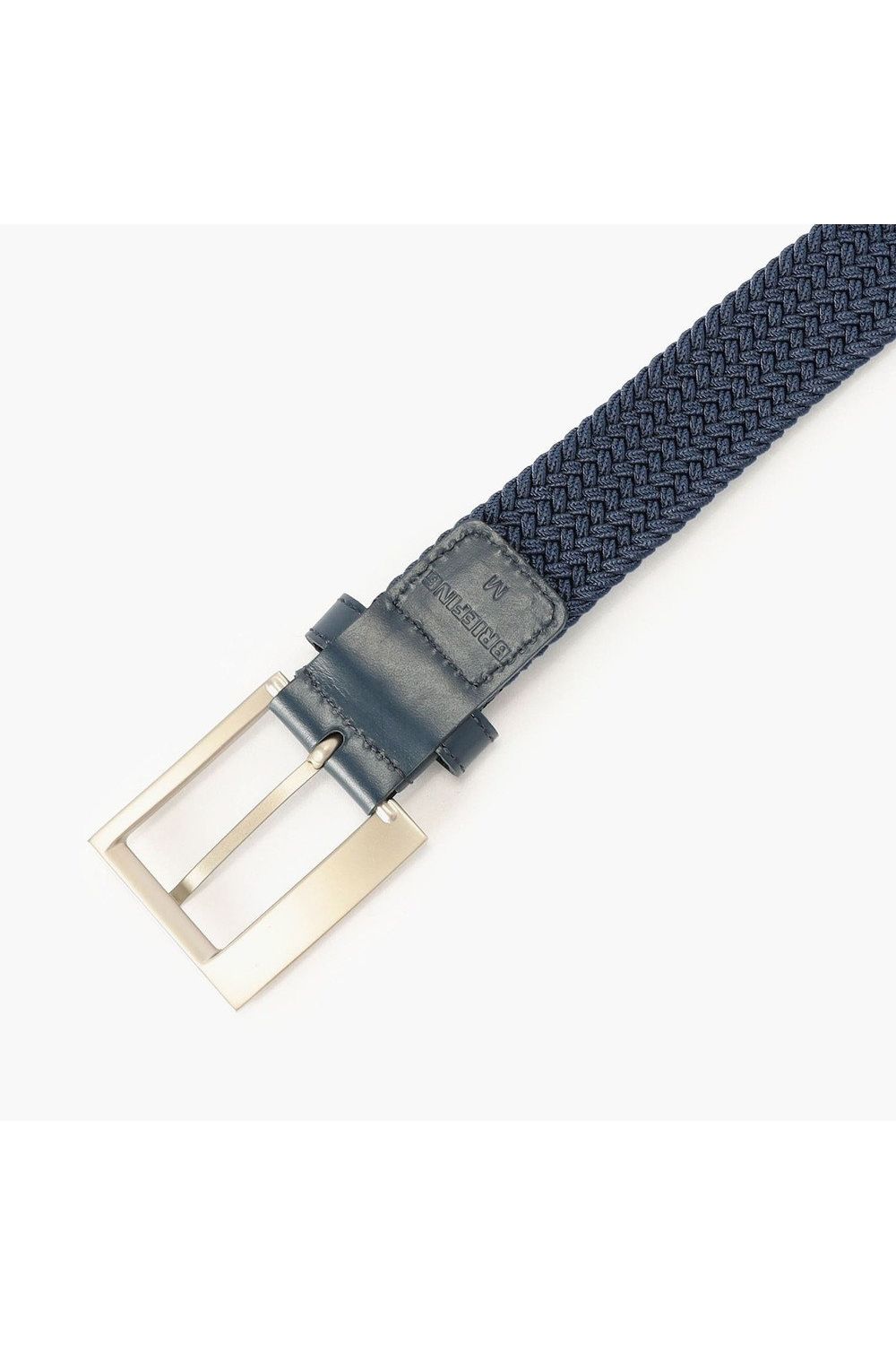 【26SS】 MS SQUARE BUCKLE MESH BELT / スクエアバックル メッシュベルト (ネイビー)