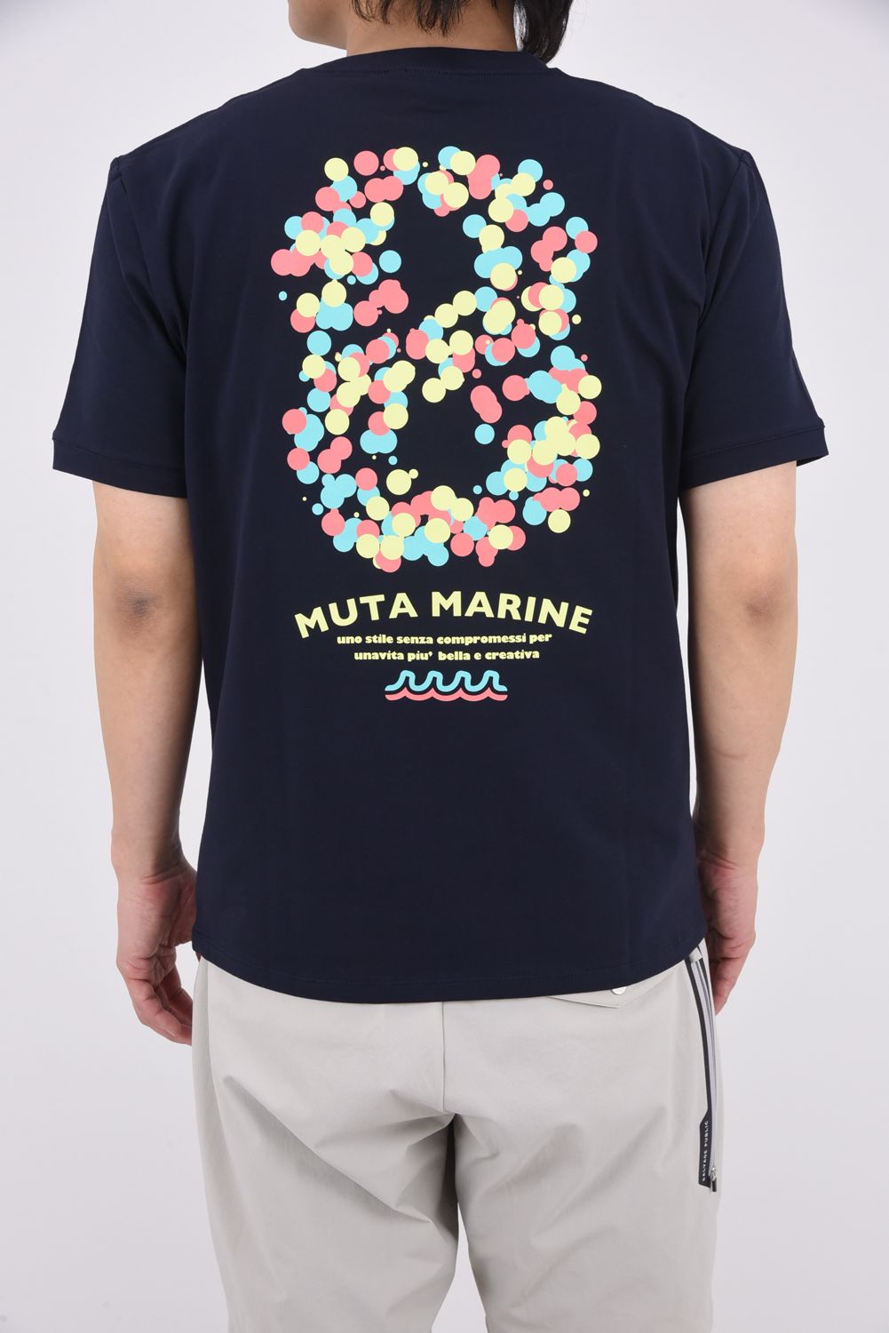 muta - 【25SS】【ストレッチコットン】 CONFETTI WAVE T-SHIRTS