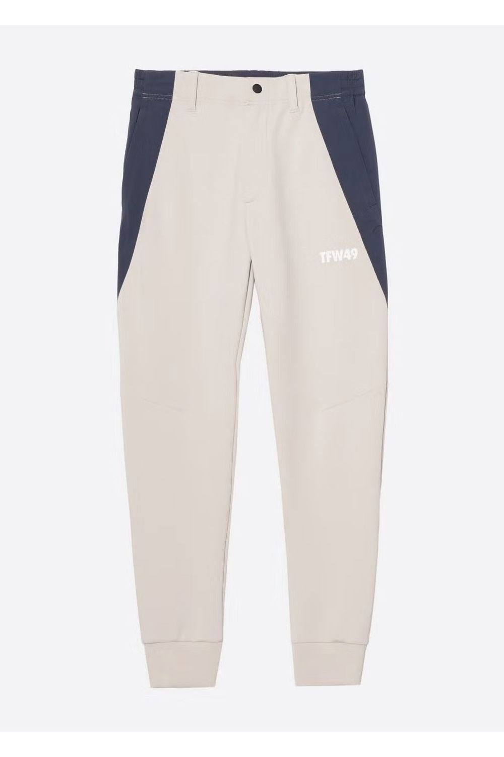 【26AW】 STRETCH HYBRID PANTS / ストレッチナイロン&ダンボールニット ロングパンツ (グレージュ/チャコール)