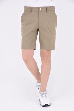 REGULAR SHORTS / ブランドロゴ レギュラーフィット クールタッチ ショートパンツ (ベージュ)