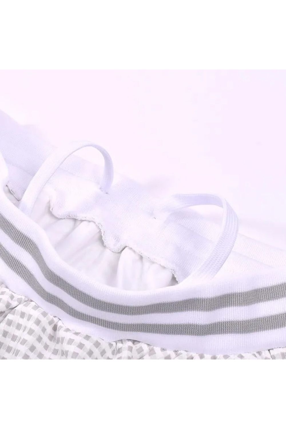 【26SS】【レディース】 GINGHAM CHECK FLARE SKIRT / ギンガムチェック フレアスカート (グレーベージュ)*