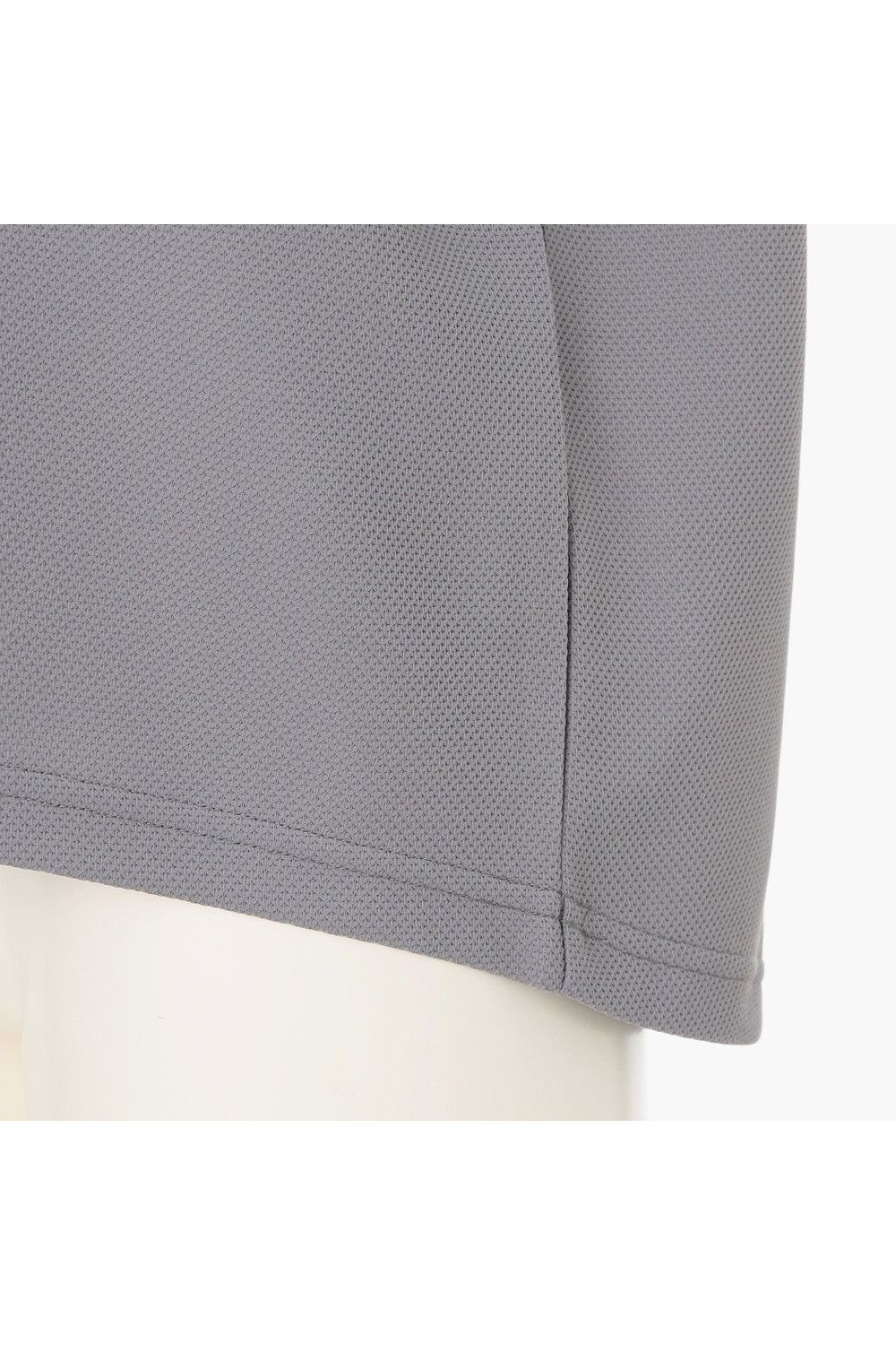 【26SS】【レディース】 WOMEN’S LINE HIGHNECK RF / カノコ生地 ラインロゴテープ リラックスフィット モックネックTシャツ (グレー)