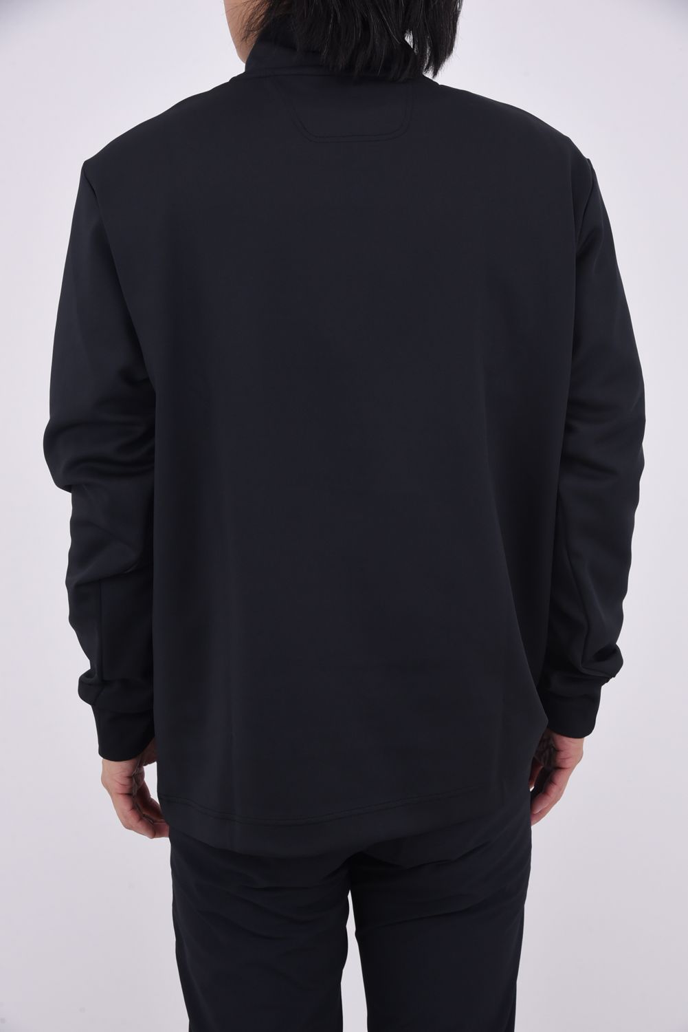 【25AW】 HALF ZIP POCKET HIGH NECK / ハーフジップ ポケット ハイネック (ブラック)