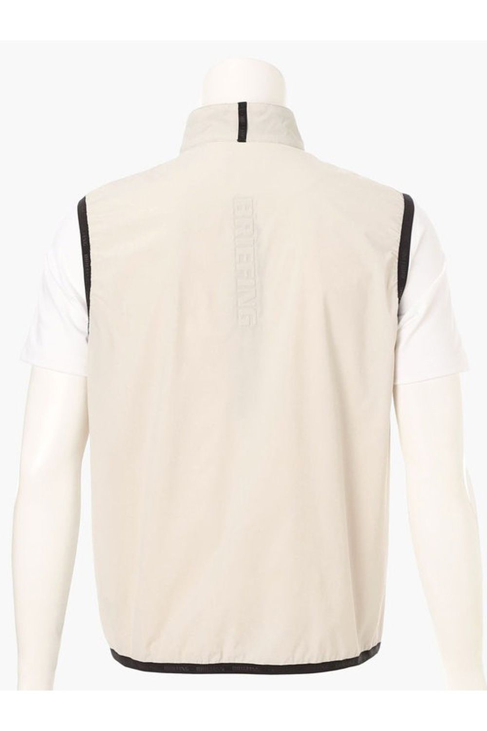 【26SS】 MEN'S POCKTABLE WIND VEST / 4WAYストレッチタフタ ポケッタブル ライトベスト (ベージュ)