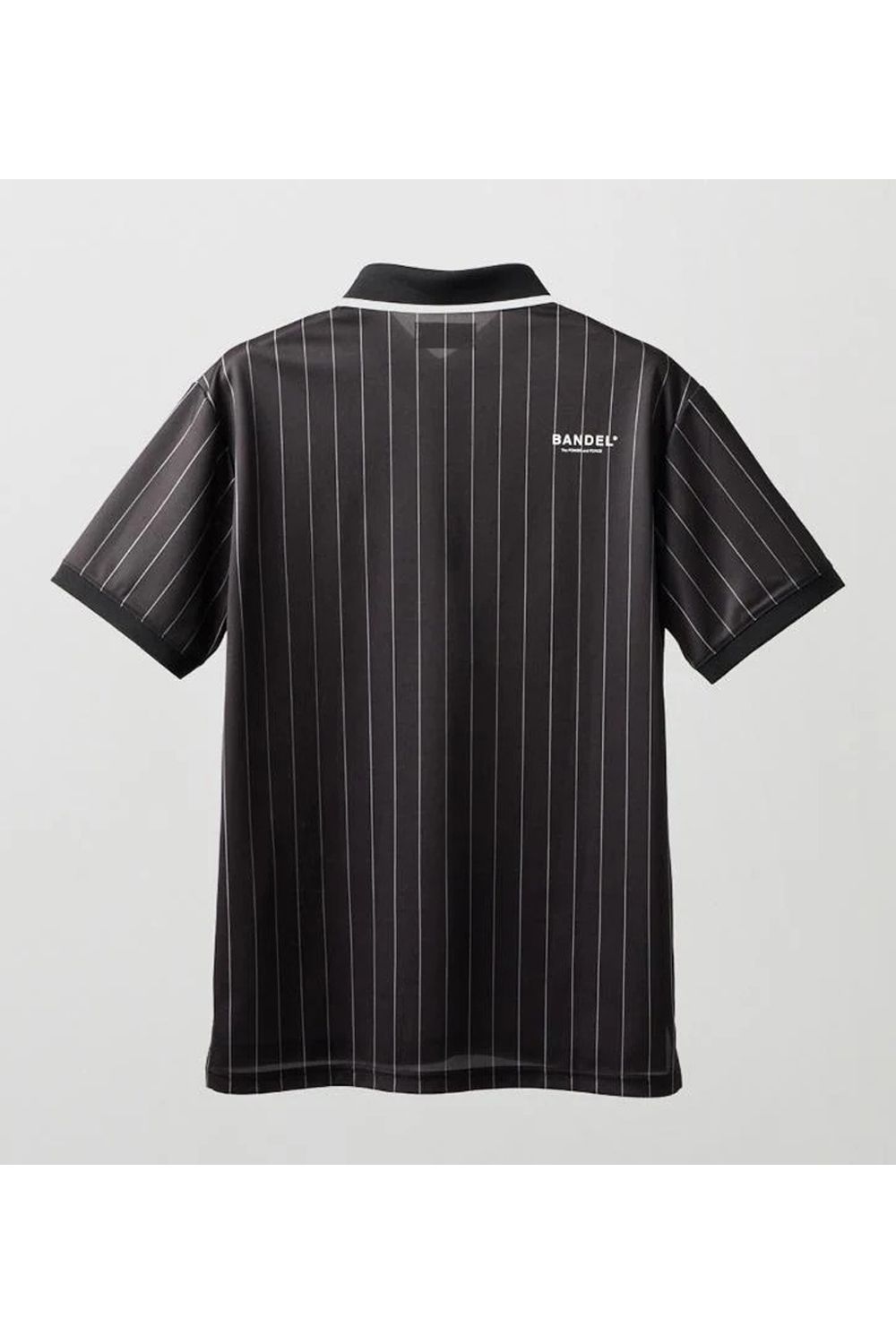 【26SS】 PINSTRIPE POLO SHIRT / ピンストライプ ポロシャツ (ブラック)