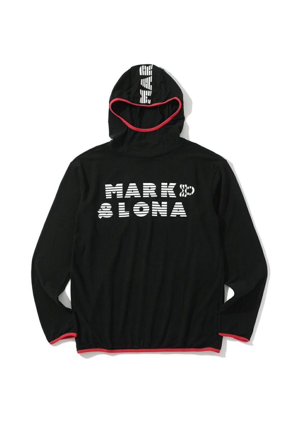 MARK&LONA - 【24AW】 OPTIMUM FLEECE HOODED PULLOVER / ドロップショルダー ベアフリース フーデット パーカー (ブラック) | GOSSIP GOLF