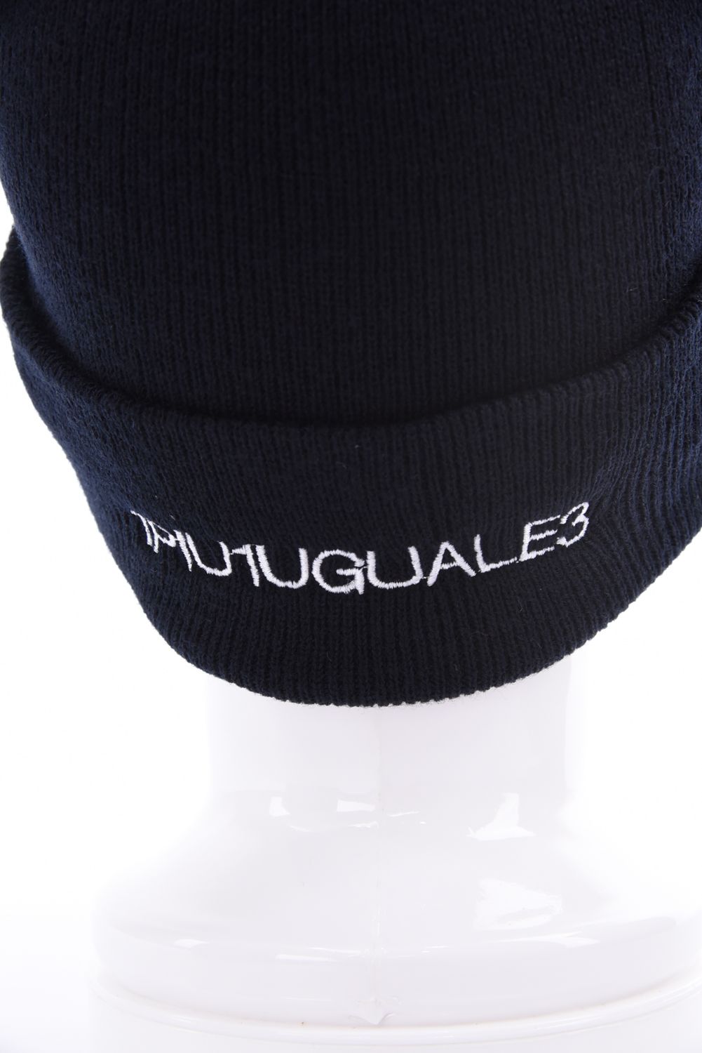【26AW】 CUFFED KNIT BEANIE 113G LOGO / 113Gロゴ アクリルニットキャップ (ブラック)