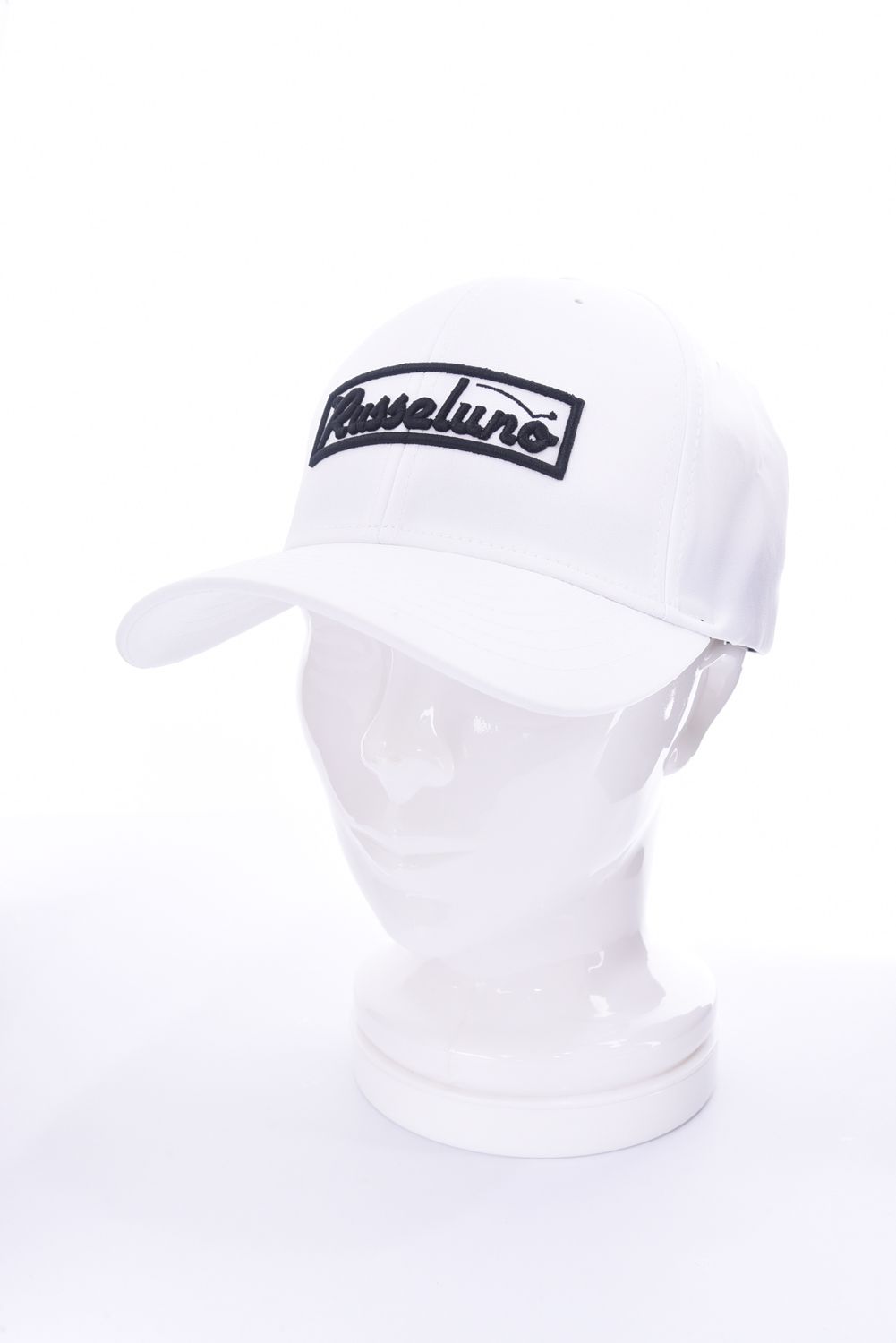 魅力の RUSSELUNO 刺繍 ボックスロゴ / LOGO BOX CAP FITTED WP - メンズウェア